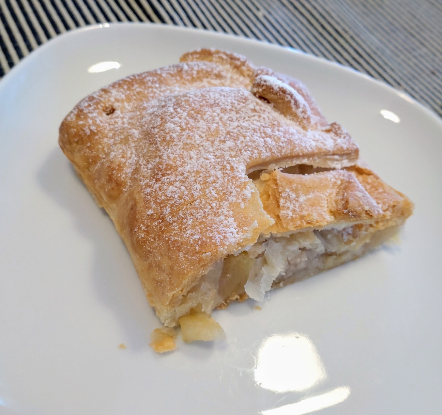 Corte de Apfelstrudel