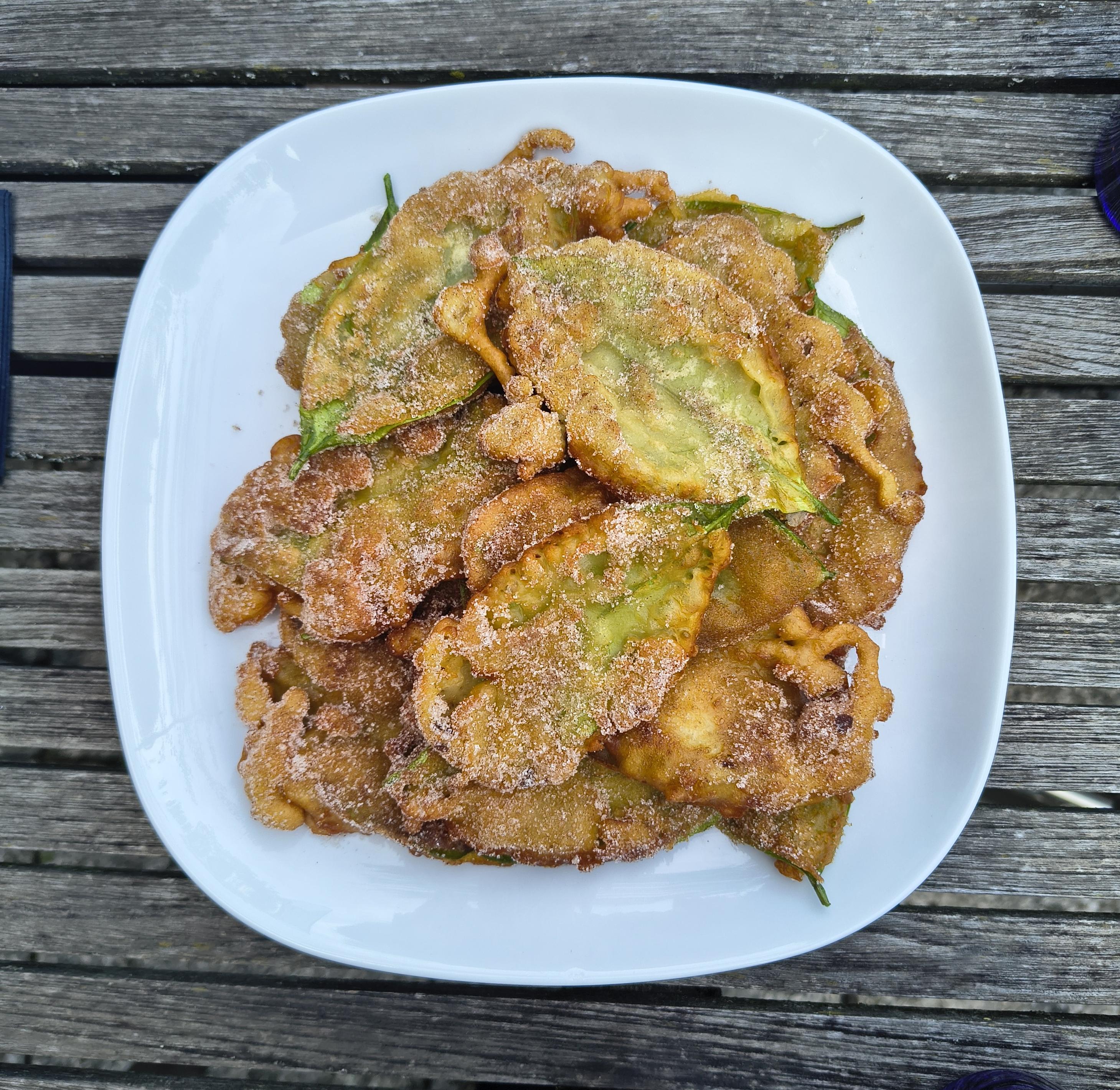 Paparajotes en un plato